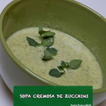Sopa Cremosa de zucchini paleo